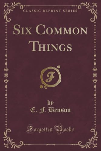 Six Common Things book cover