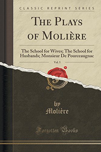 Monsieur de Pourceaugnac book cover