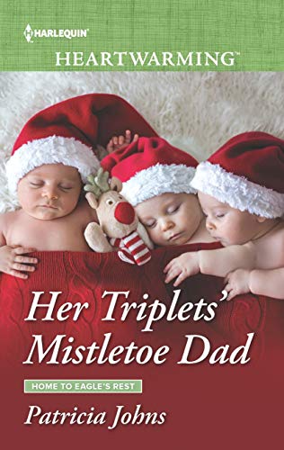 Her Triplets' Mistletoe Dad cover
