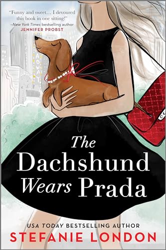 The dachshund wears Prada / Stefanie London