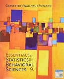 Essentials Of Statistics For The Behavioral Sciences