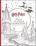 Harry Potter Magical Places Characters Coloring Book