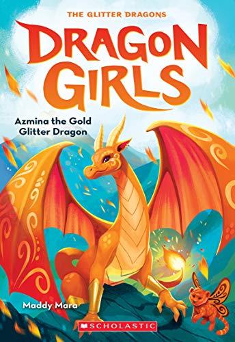 Azmina the Gold Glitter Dragon book cover