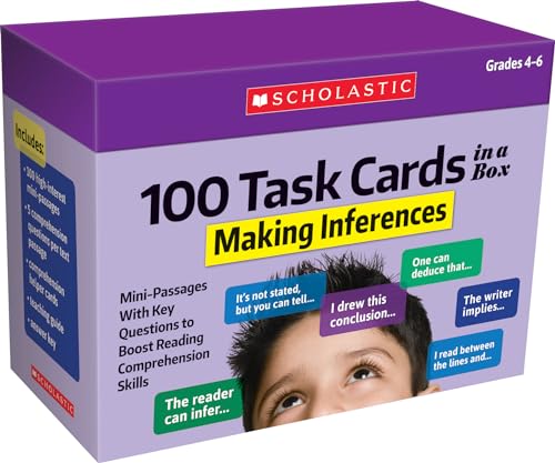 Cover of 100 Task Cards in a Box : Making Inferences
