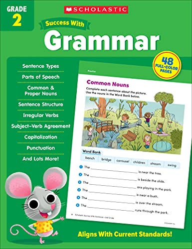 Scholastic Success With Grammar Grade 2 Workbook