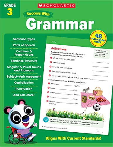 Scholastic Success With Grammar Grade 3 Workbook