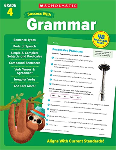 Scholastic Success With Grammar Grade 4 Workbook