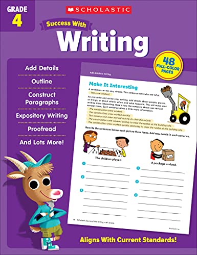 Cover of Scholastic Success with Writing Grade 4