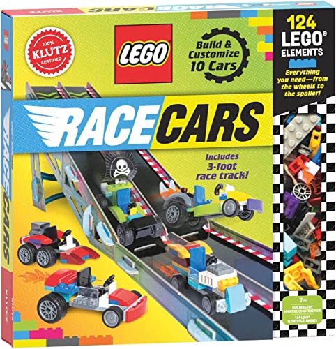 KLUTZ Lego Race Cars STEM Activity Kit, Small