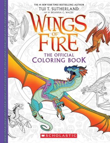 Cover of Official Wings of Fire Coloring Book