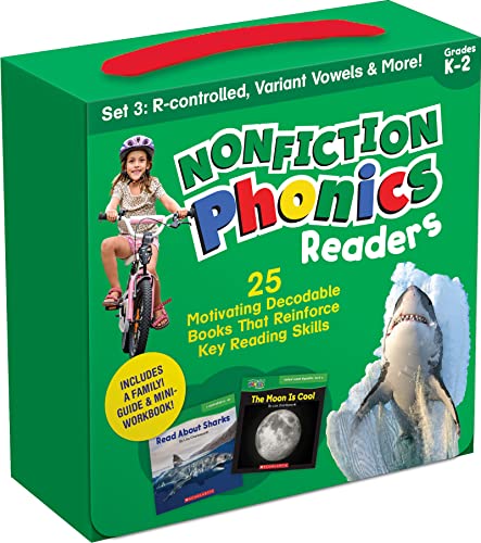 Nonfiction Phonics Readers : 25 Motivating Decodable Books That Reinforce Key Reading Skills, Set 3, R-Controlled Vowels, Variant Vowels & More / by Charlesworth, Liza