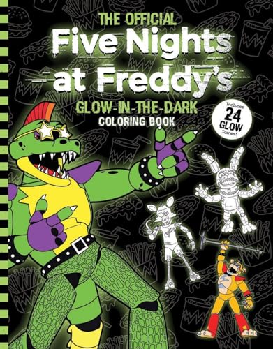 Five Nights at Freddy's Glow in the Dark Coloring Book book cover