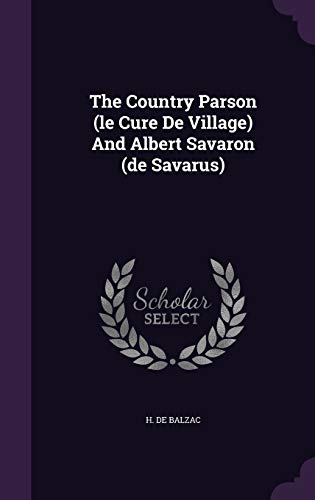 The Country Parsonand Albert Savaron book cover