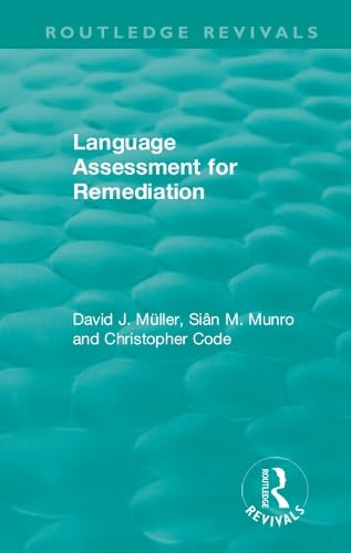 Cover of Language Assessment for Remediation (1981)