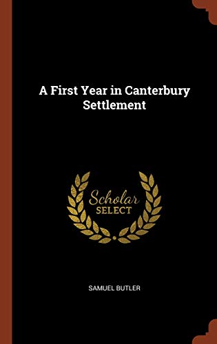 A First Year in Canterbury Settlement cover
