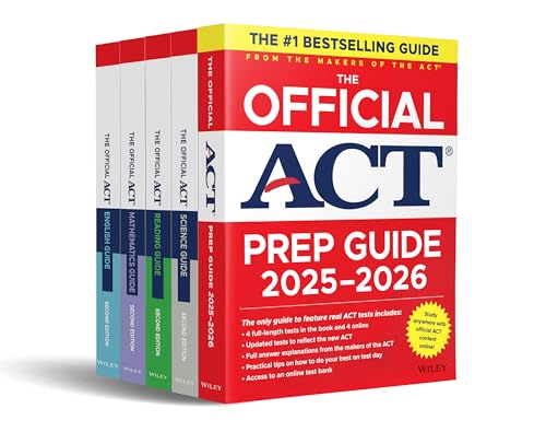 The Official ACT Prep & Subject Guides 2025-2026 Complete Set (Official Act Prep Guides)