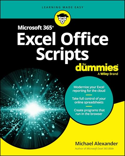 Microsoft Excel Office Scripts For Dummies book cover