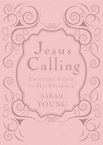 Jesus Calling, Pink Leathersoft, with Scripture References; Enjoying Peace in His Presence (a 365-Day Devotional)