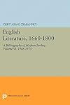 English Literature, 1660-1800: A Bibliography of Modern Studies