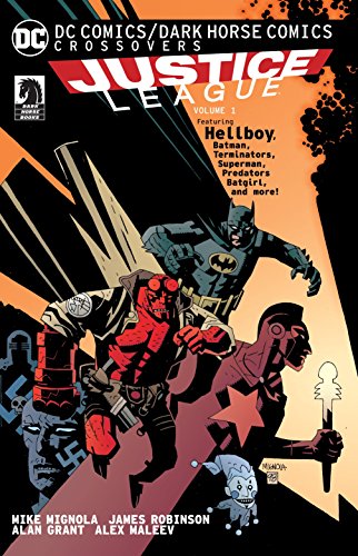 DC Comics/Dark Horse Comics: Justice League Volume 1 book cover