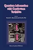 Quantum information with continuous variables
