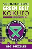 Seconddegree Green Belt Kakuro Martial Arts Puzzles Series