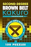 Seconddegree Brown Belt Kakuro Martial Arts Puzzles Series