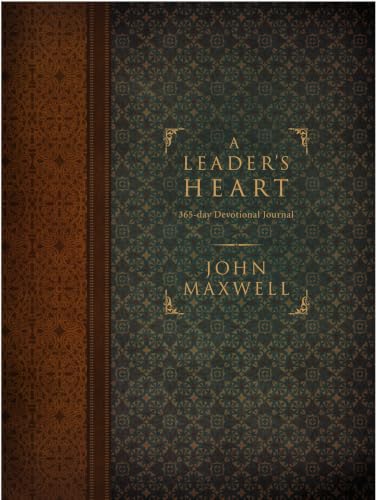 A Leader's Heart: 365-Day Devotional Journal book cover