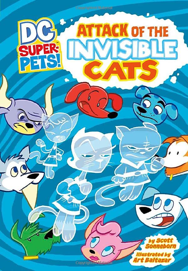 Attack of the Invisible Cats (By: Scott Sonneborn) cover