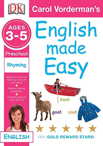 Cover of Carol Vorderman's English Made Easy Ages 3-5 Preschool Rhyming