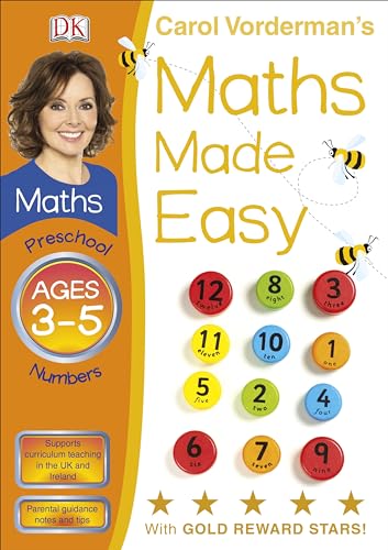 Cover of Maths Made Easy Numbers Preschool Ages 3-5