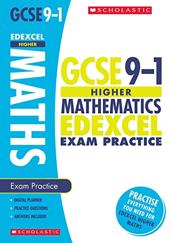 Cover of Maths Higher Exam Practice Book for Edexcel