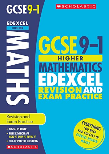 Cover of Maths Higher Revision and Exam Practice Book for Edexcel