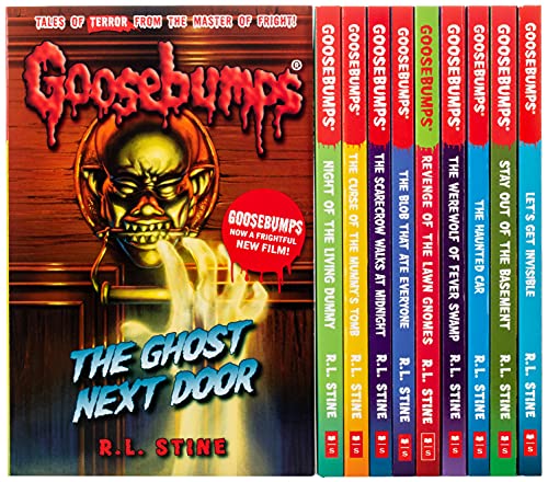 Goosebumps Series 10 Books Collection Set (Classic Covers) Series 2 [Paperback] R.L. STINE