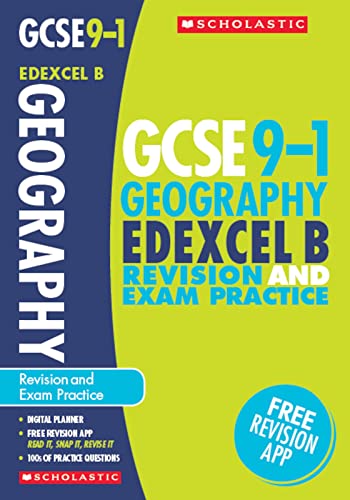 Cover of Geography Revision and Exam Practice Book for Edexcel B