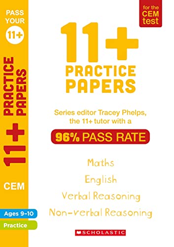 Cover of 11+ Practice Papers for the CEM Test Ages 9-10