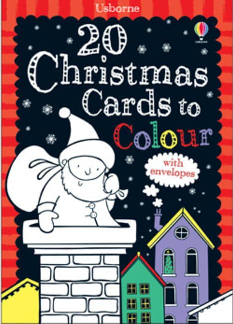 Cover of 20 Christmas Cards to Colour