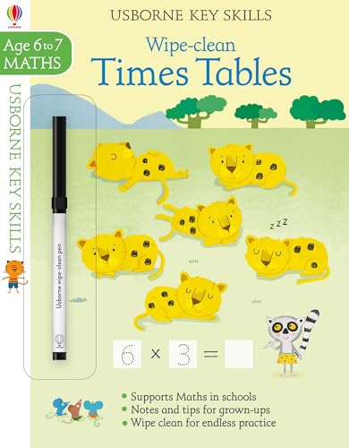 Cover of Wipe-clean Times Tables 6-7
