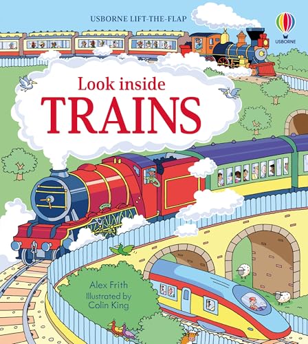 Look Inside Trains (By: Alex Frith) cover