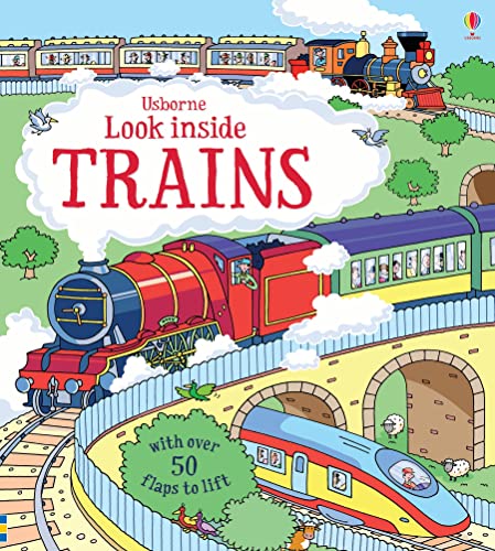 Look Inside Trains book cover