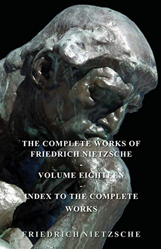 Index to Nietzsche book cover