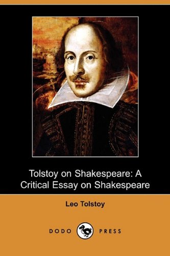 Tolstoy on Shakespeare cover