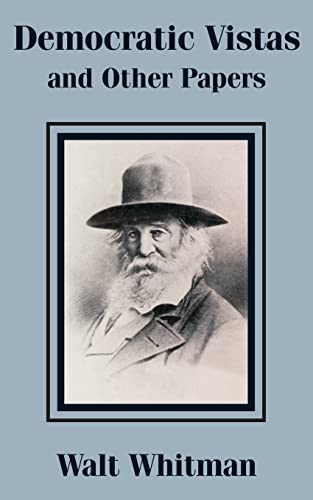 Democratic Vistas and Other Papers cover