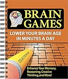 Brain Games 5 Lower Your Brain Age In Minutes A Day Volume 5 Brain Games Lower Your Brain Age In Minutes A Day