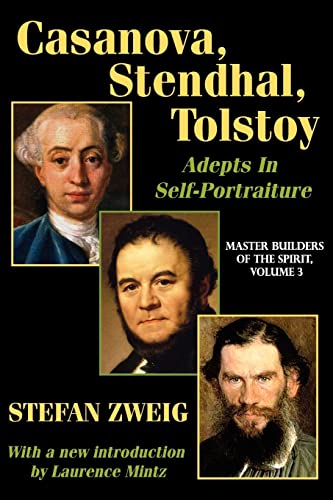 Casanova, Stendhal, Tolstoy book cover