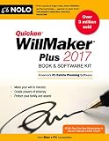 Quicken Willmaker Plus 2017 Edition Book Software Kit