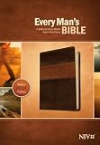 Every Mans Bible Niv Deluxe Heritage Edition Tutone Leatherlike Browntan Study Bible For Men With Study Notes Book Introductions And 44 Charts