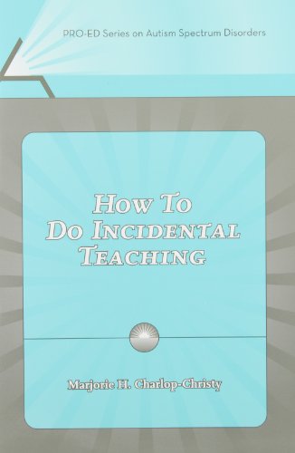 Cover of How to do incidental teaching