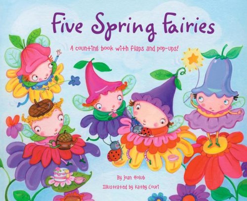 Five Spring Fairies book cover