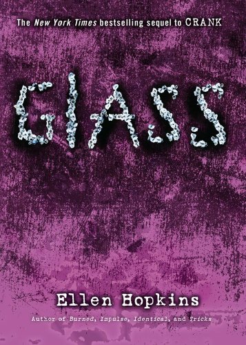 Glass book cover
